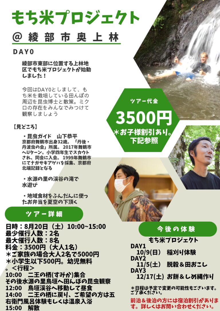 もち米プロジェクト始動