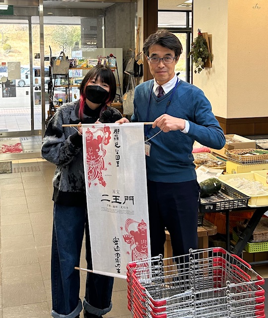 (エフエムいかる)光枝キャスターにお越しいただきました。