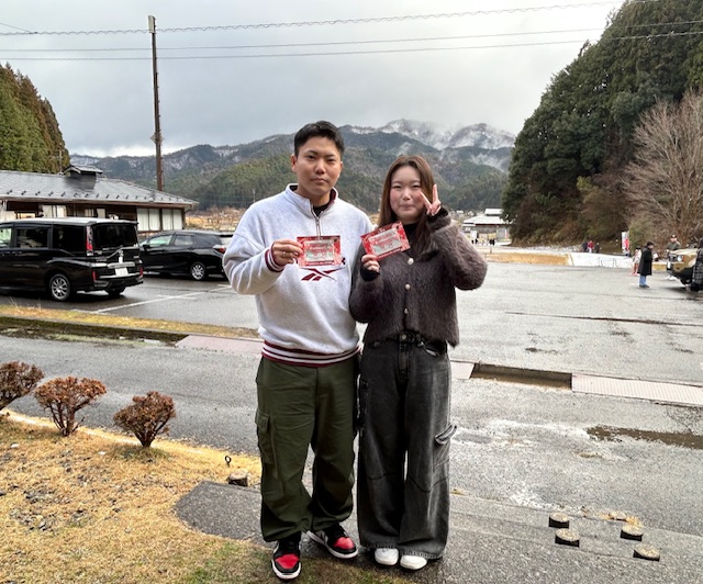 寒い中たくさんのお客様にご来店頂きました。