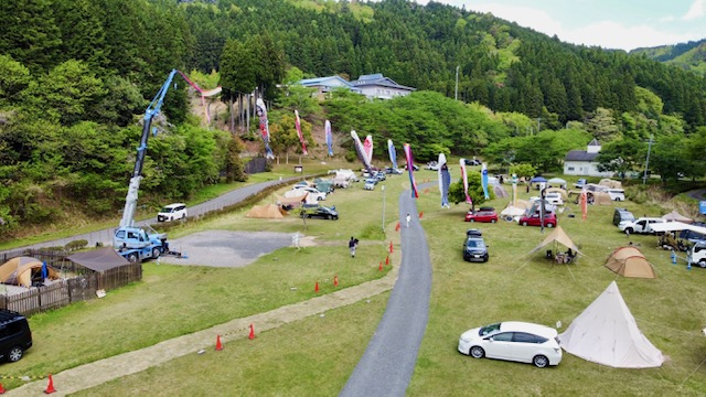 GW前半：二王公園キャンプ場 オートサイト大好評！