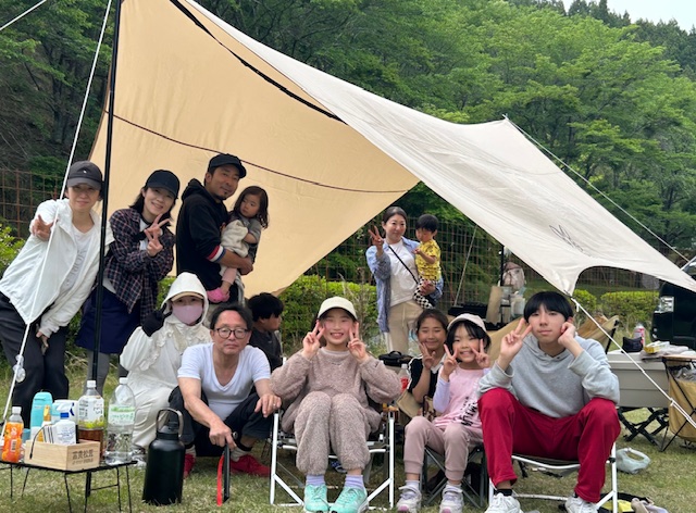 GW後半も大盛況！家族で楽しむあやべ温泉キャンプ場
