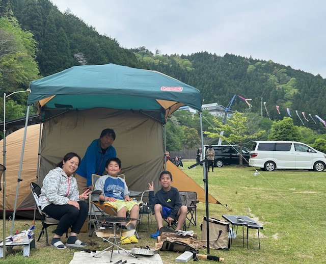 GW後半も大盛況！家族で楽しむあやべ温泉キャンプ場